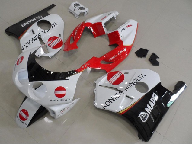 1991-1998 Red Konica Honda CBR250RR MC22 Motorcycle Fairing UK Factory 1991-1998 Red Konica Honda CBR250RR MC22 Motorcycle Fairing UK Factory