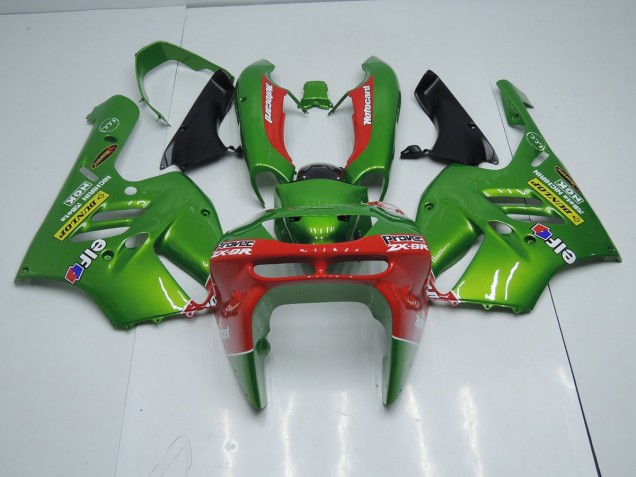 1994-1997 Green Red Kawasaki ZX9R Motorbike Fairing Kits UK Factory 1994-1997 Green Red Kawasaki ZX9R Motorbike Fairing Kits UK Factory