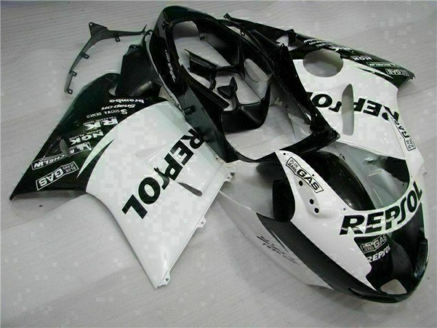 1996-2007 White Black Repsol Honda CBR1100XX Replacement Motorcycle Fairings UK Factory 1996-2007 White Black Repsol Honda CBR1100XX Replacement Motorcycle Fairings UK Factory