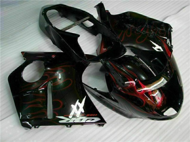 1996-2007 Red Flame Honda CBR1100XX Motorcycle Bodywork UK Factory 1996-2007 Red Flame Honda CBR1100XX Motorcycle Bodywork UK Factory