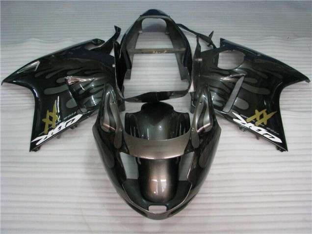 1996-2007 Black Honda CBR1100XX Motorcycle Fairings Kit UK Factory 1996-2007 Black Honda CBR1100XX Motorcycle Fairings Kit UK Factory
