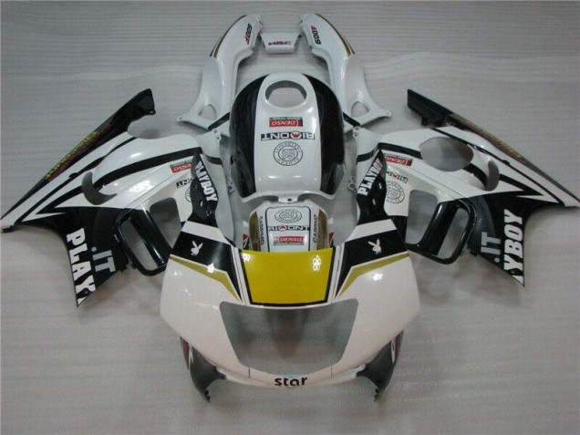 1995-1998 White Black Playboy Honda CBR600 F3 Motorcycle Fairing UK Factory 1995-1998 White Black Playboy Honda CBR600 F3 Motorcycle Fairing UK Factory