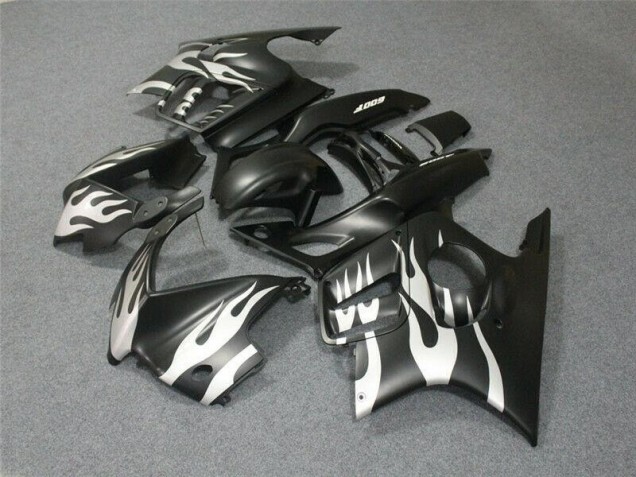 1995-1998 Black White Flame Honda CBR600 F3 Motorbike Fairing UK Factory 1995-1998 Black White Flame Honda CBR600 F3 Motorbike Fairing UK Factory