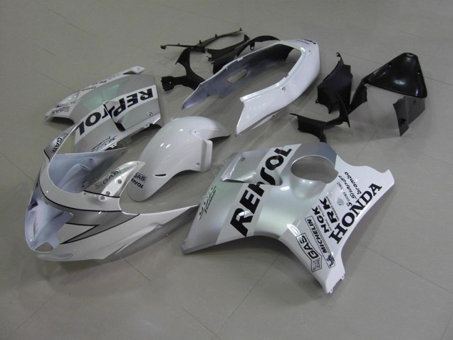 1996-2007 White Repsol Honda CBR1100XX Motorbike Fairings UK Factory 1996-2007 White Repsol Honda CBR1100XX Motorbike Fairings UK Factory