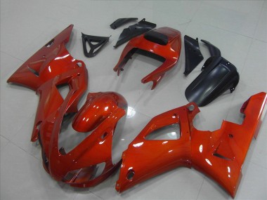 1998-1999 Dark Orange Yamaha YZF R1 Motorcycle Fairing UK Factory