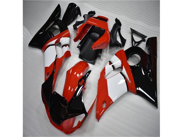 1998-2002 Black White Yamaha YZF R6 Motorbike Fairing UK Factory 1998-2002 Black White Yamaha YZF R6 Motorbike Fairing UK Factory