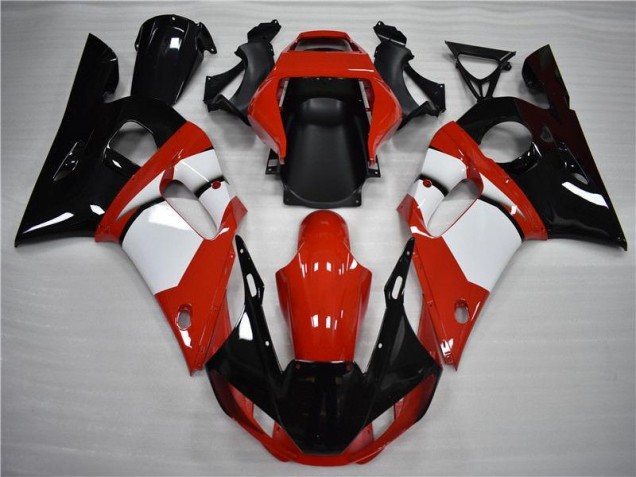 1998-2002 Black White Yamaha YZF R6 Motorbike Fairing UK Factory 1998-2002 Black White Yamaha YZF R6 Motorbike Fairing UK Factory