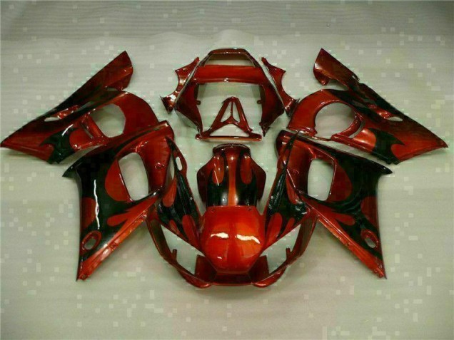 1998-2002 Brown Yamaha YZF R6 Bike Fairing Kit UK Factory