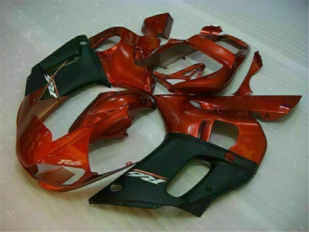 1998-2002 Black Brown Yamaha YZF R6 Motor Bike Fairings UK Factory 1998-2002 Black Brown Yamaha YZF R6 Motor Bike Fairings UK Factory