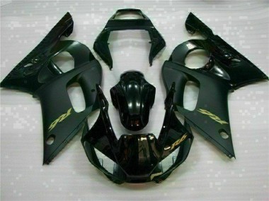 1998-2002 Black Yamaha YZF R6 Motorcycle Replacement Fairings UK Factory