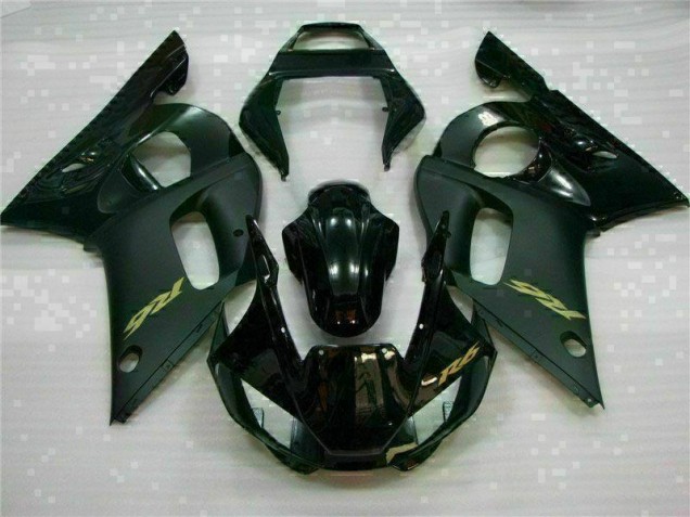 1998-2002 Black Yamaha YZF R6 Motorcycle Replacement Fairings UK Factory 1998-2002 Black Yamaha YZF R6 Motorcycle Replacement Fairings UK Factory