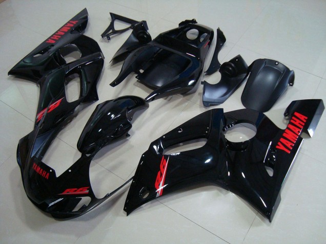 1998-2002 Glossy Black Red Decals Yamaha YZF R6 Motorbike Fairings UK Factory