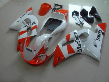 1998-2002 White Red Marlboro Yamaha YZF R6 Motorbike Fairing UK Factory