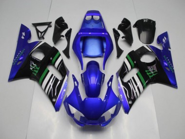 1998-2002 Blue Monster Yamaha YZF R6 Motor Bike Fairings UK Factory