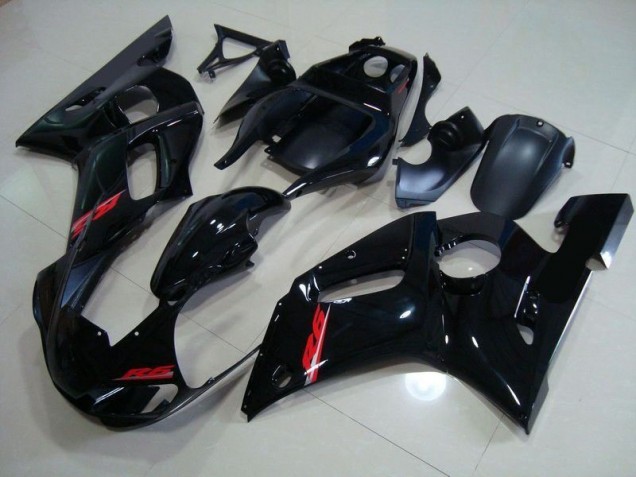 1998-2002 Glossy Black Red Decals Yamaha YZF R6 Motorcycle Fairings Kits UK Factory 1998-2002 Glossy Black Red Decals Yamaha YZF R6 Motorcycle Fairings Kits UK Factory