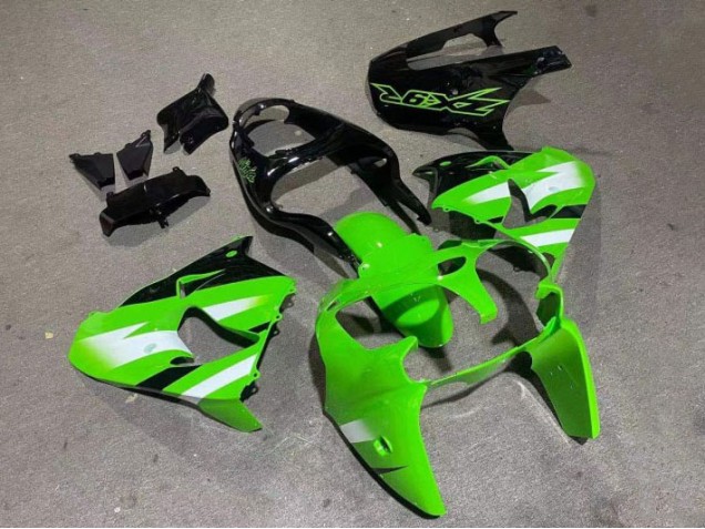 2000-2001 Green Glossy Black Kawasaki ZX9R Motorcylce Fairings UK Factory 2000-2001 Green Glossy Black Kawasaki ZX9R Motorcylce Fairings UK Factory