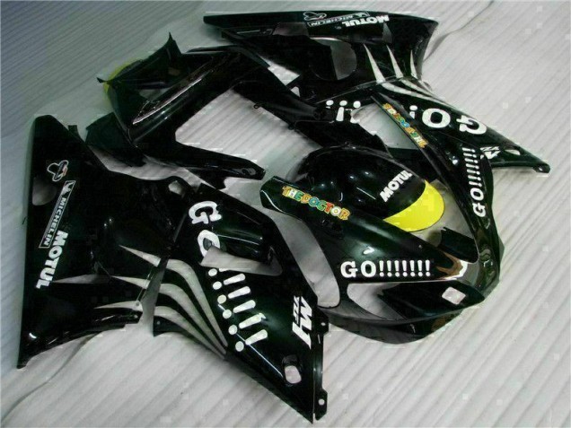 2000-2001 Black Yamaha YZF R1 Bike Fairing UK Factory