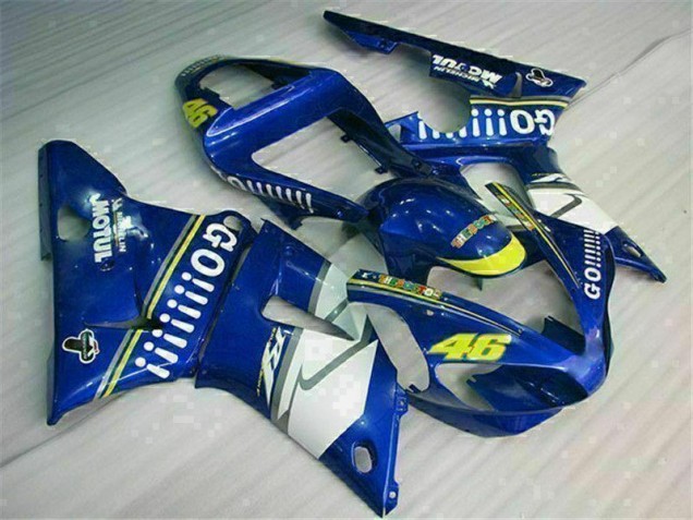 2000-2001 Blue Yamaha YZF R1 Motor Bike Fairings UK Factory 2000-2001 Blue Yamaha YZF R1 Motor Bike Fairings UK Factory