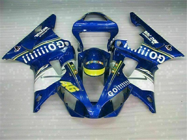 2000-2001 Blue Yamaha YZF R1 Motor Bike Fairings UK Factory 2000-2001 Blue Yamaha YZF R1 Motor Bike Fairings UK Factory