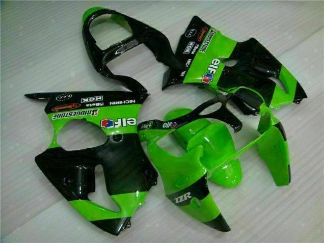 2000-2002 Green Kawasaki ZX6R Motorbike Fairing Kits UK Factory 2000-2002 Green Kawasaki ZX6R Motorbike Fairing Kits UK Factory