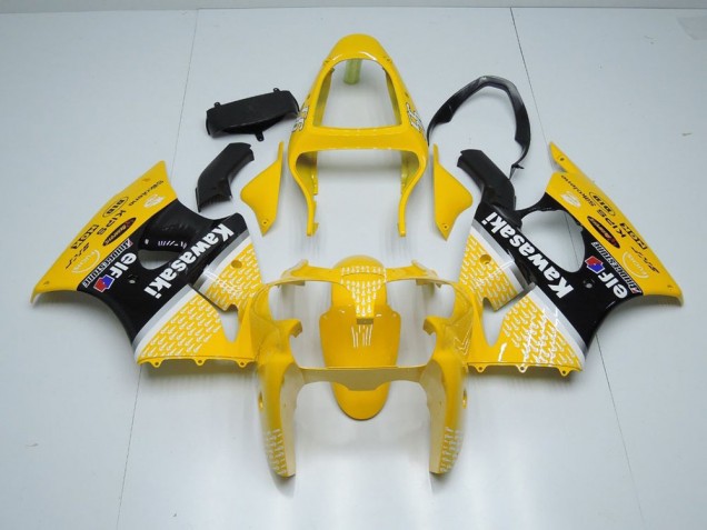 2000-2002 Yellow Arrow Kawasaki ZX6R Motorcylce Fairings UK Factory 2000-2002 Yellow Arrow Kawasaki ZX6R Motorcylce Fairings UK Factory
