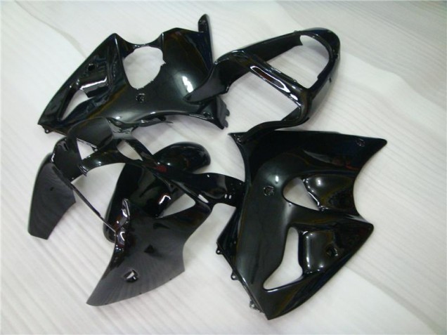 2000-2002 Glossy Black Kawasaki ZX6R Motorbike Fairing Kits UK Factory 2000-2002 Glossy Black Kawasaki ZX6R Motorbike Fairing Kits UK Factory