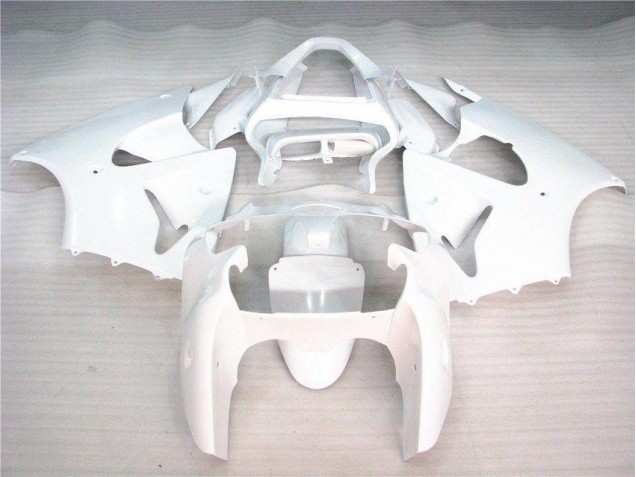 2000-2002 Glossy White Kawasaki ZX6R Bike Fairing UK Factory 2000-2002 Glossy White Kawasaki ZX6R Bike Fairing UK Factory