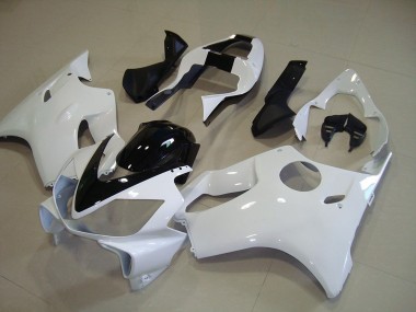 2001-2003 White with Black Stripe Honda CBR600 F4i Motorcycle Fairing Kits UK Factory
