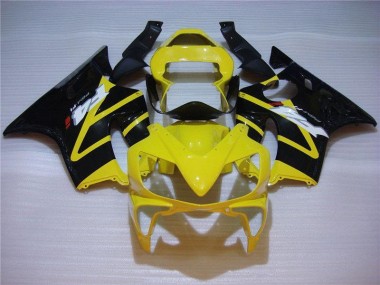 2001-2003 Yellow Black Honda CBR600 F4i Motorbike Fairing Kits UK Factory