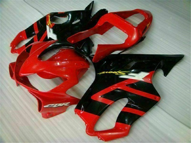 2001-2003 Red Black Honda CBR600 F4i Motorcycle Fairings Kits UK Factory