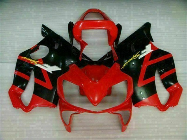 2001-2003 Red Black Honda CBR600 F4i Motorcycle Fairings Kits UK Factory
