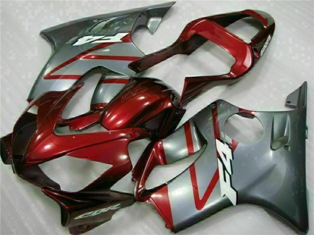 2001-2003 Red Silver Honda CBR600 F4i Moto Fairings UK Factory