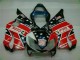 2001-2003 Red White Blue Castrol Cycle World Honda CBR600 F4i Motorcycle Fairings Kits UK Factory