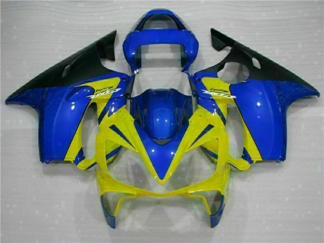 2001-2003 Yellow Blue Honda CBR600 F4i Bike Fairings UK Factory