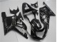 2001-2003 Black White Flame Suzuki GSXR 600/750 Motorcycle Fairing Kits UK Factory