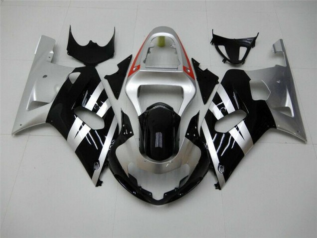 2001-2003 Black Silver Suzuki GSXR 600/750 Motorbike Fairing UK Factory 2001-2003 Black Silver Suzuki GSXR 600/750 Motorbike Fairing UK Factory