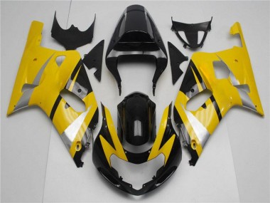 2001-2003 Yellow Black Suzuki GSXR 600/750 Bike Fairings UK Factory