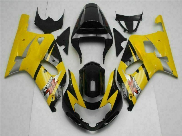 2001-2003 Yellow Suzuki GSXR 600/750 Replacement Motorcycle Fairings UK Factory