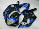 2001-2003 Blue Black Suzuki GSXR 600/750 Bike Fairing Kit UK Factory