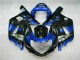 2001-2003 Blue Black Suzuki GSXR 600/750 Bike Fairing Kit UK Factory