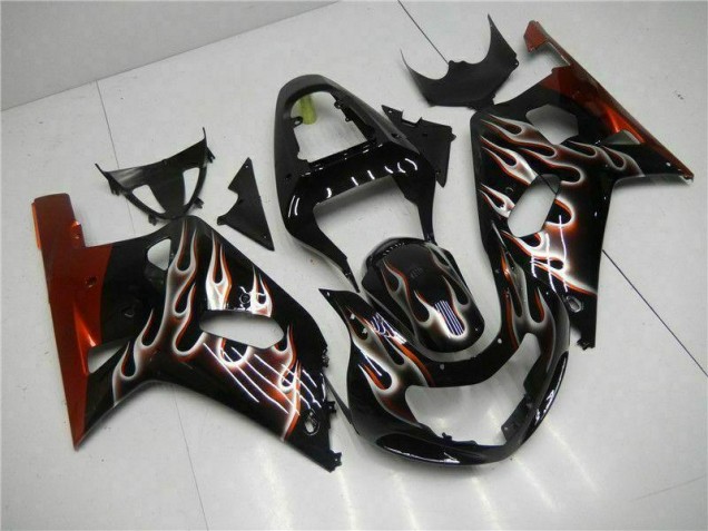 2001-2003 Black Suzuki GSXR 600/750 Motorcycle Bodywork UK Factory