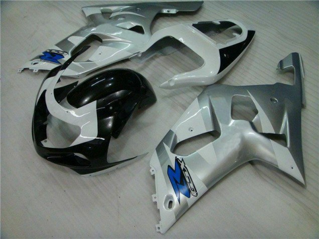 2001-2003 Silver Black Suzuki GSXR 600/750 Motorbike Fairing Kits UK Factory