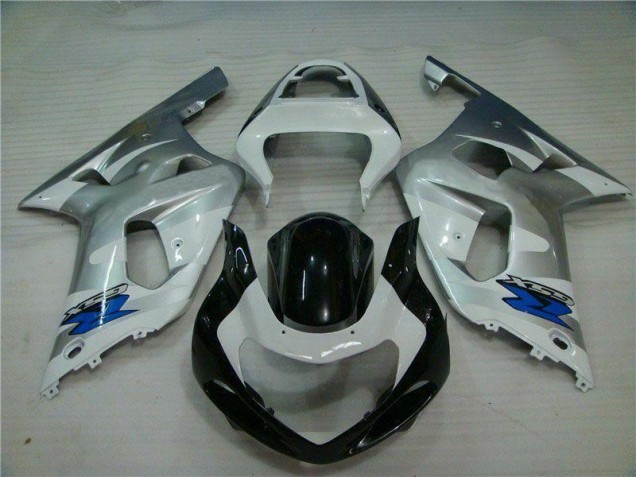 2001-2003 Silver Black Suzuki GSXR 600/750 Motorbike Fairing Kits UK Factory