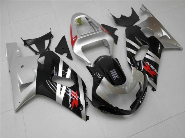 2001-2003 Silver Suzuki GSXR 600/750 Motorcycle Fairings Kits UK Factory 2001-2003 Silver Suzuki GSXR 600/750 Motorcycle Fairings Kits UK Factory