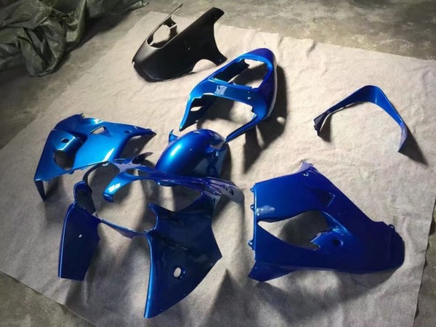 2002-2003 Blue Matte Black Kawasaki ZX9R Motorbike Fairings UK Factory 2002-2003 Blue Matte Black Kawasaki ZX9R Motorbike Fairings UK Factory