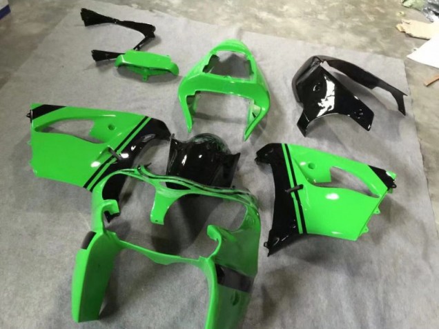 2002-2003 Green Glossy Black Kawasaki ZX9R Motorbike Fairing UK Factory 2002-2003 Green Glossy Black Kawasaki ZX9R Motorbike Fairing UK Factory