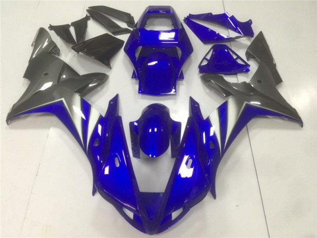 2002-2003 Blue Grey Yamaha YZF R1 Motorcycle Fairings UK Factory
