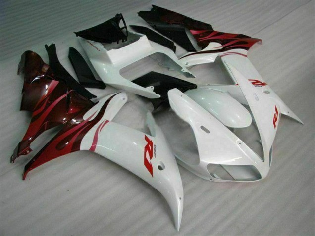 2002-2003 White Yamaha YZF R1 Bike Fairing Kit UK Factory 2002-2003 White Yamaha YZF R1 Bike Fairing Kit UK Factory