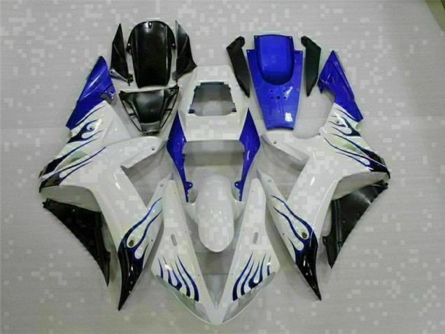 2002-2003 White Yamaha YZF R1 Motorbike Fairings UK Factory