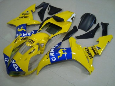 2002-2003 Blue Yellow Yamaha YZF R1 Motorcylce Fairings UK Factory